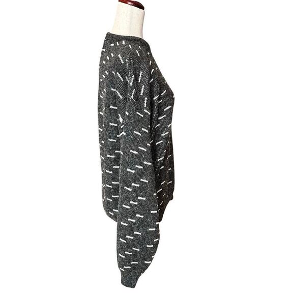 NWT Permit Mens Crew Neck Sweater Charcoal Gray/Ivory Size XL - Picture 3 of 12